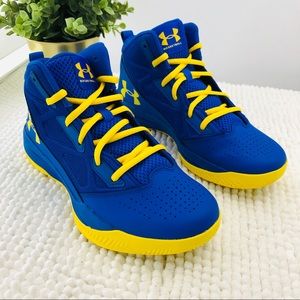 under armour blue high tops